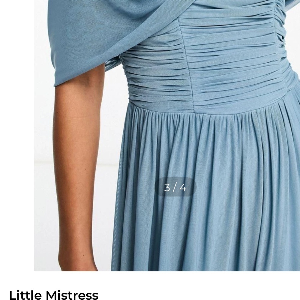 Asos Little Mistress tulle maxi dress - Picture 2 of 5